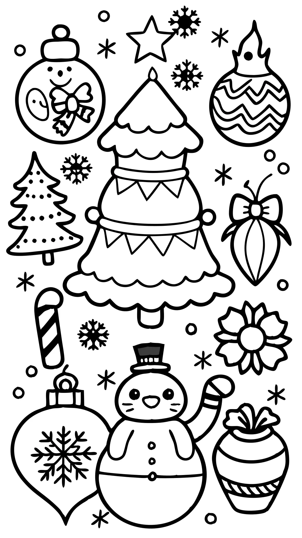 print free christmas coloring pages